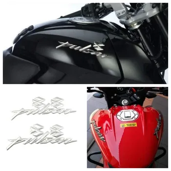 Аксессуары Для мотоциклов Топливный Бак 3D Наклейки Рельефные Наклейки Значки Логотипы 1 Пара Для маркировки Мотоциклов Bajaj Pulsar