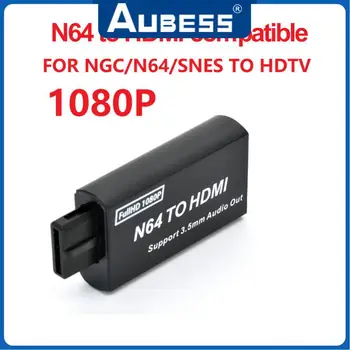 Кабельный адаптер Без внешнего питания 1080p Для Nintend 64 Snes Ngc Поддерживает режим отображения N64/ngc/snes (pal/ntsc), совместимый с HDMI