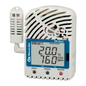 TR-76Ui CO2 термометр Влажность регистратор данных температуры TandD