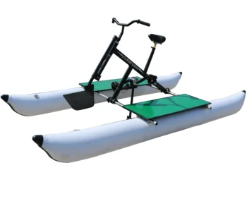 2023 Новое Поступление легкий надувной велосипед водяной Для Одного Человека пвх понтоны надувные педальные водные велосипеды водный велосипед
