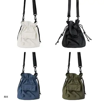 D0UD Женские портативные сумки на шнурке в корейском стиле, модные повседневные сумки-тоут