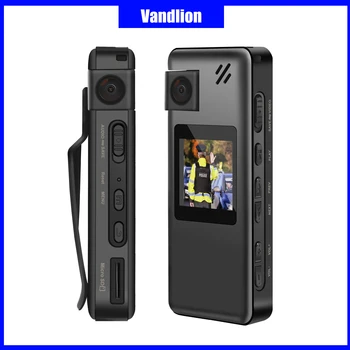Цифровая мини-камера для тела Vandlion A32 Full 1080P HD видеокамера ночного видения с функцией обнаружения движения под широким углом 130 градусов для офиса