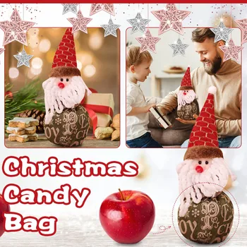 Рождественские украшения, Рождественская оригинальная сумка, подарочная мультяшная сумка, животные, конфеты, Ева, большие статуэтки, статуэтка для рук, средний палец