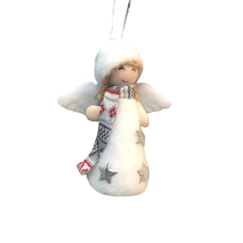 Рождественская кукла, милое портативное декоративное подвесное украшение, украшение в виде Ангела, украшение для домашнего офиса, витрина магазина, подарок на фестиваль