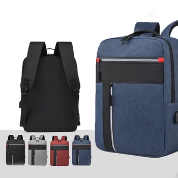 Мужской легкий повседневный рюкзак для ноутбука с USB-портом для зарядки для повседневного использования, рюкзак для студента колледжа, школьника