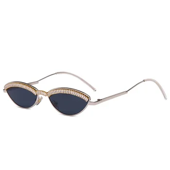 2023 Новые солнцезащитные очки с бриллиантами, женские Брендовые дизайнерские вечерние Женские очки, Сезонные очки со стразами, Lunette De Soleil Femme