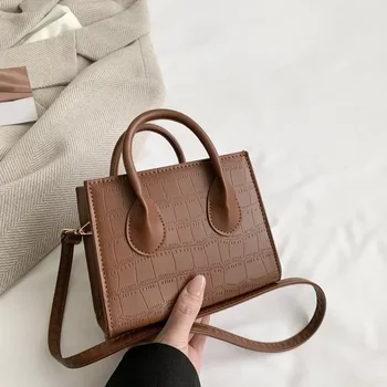Сумочка, клатчи небольшого размера, кошелек, модные квадратные сумки для женщин 2024 года, кожаная сумка через плечо мини-размера, простой дизайн