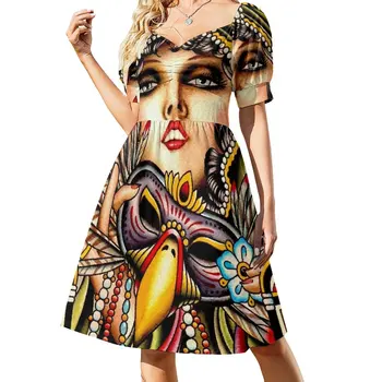 Новый МАРДИ ГРА; Винтажное платье без рукавов с принтом в стиле ар-деко в Новом Орлеане, платье с длинным рукавом, роскошные платья, длинные платья