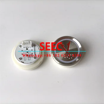 Круглая кнопка лифта SEEC G20090808H01 Красного цвета