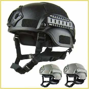 Качественный Легкий БЫСТРЫЙ Шлем MICH2000 Airsoft MH Tactical Helmet Открытый Тактический Пейнтбол CS SWAT Для Верховой Езды Защитное Снаряжение