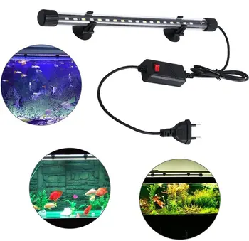 Светодиодные аквариумные светильники, Водонепроницаемая подсветка для аквариума, для растений, для использования в качестве амфибий, Погружная Подводная лампа-зажим, Лампа для водного декора