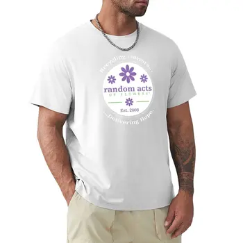 Random Acts of Flowers, Основанная в 2008 году, Футболка, Блузка, однотонная футболка, футболки для мужчин, упаковка