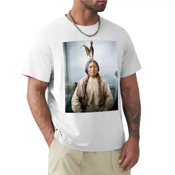 летняя модная футболка, мужская футболка, футболка с сидящим быком, пустые футболки, одежда в стиле хиппи, мужские графические футболки в стиле хип-хоп