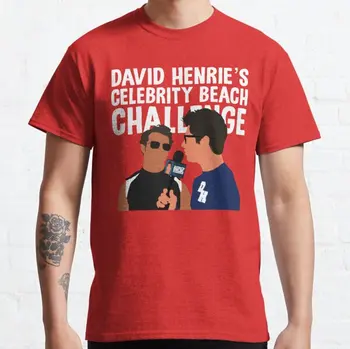 Новая модная футболка David Henrie's Celebrity Beach Challenge 2023, спортивная футболка для отдыха с коротким рукавом