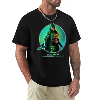 Highlander - курганская футболка нового выпуска plain Aesthetic clothing мужские однотонные футболки