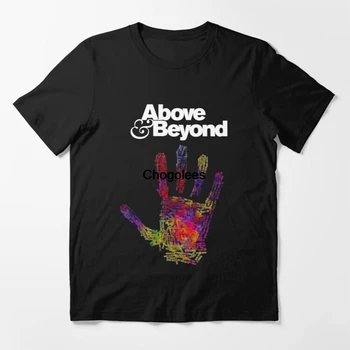 Футболка с логотипом Above and Beyond, модная рубашка для мужчины и женщины, винтажная рубашка, забавный веер