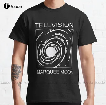 Новая футболка Television Marquee Moon Classic, хлопковая футболка S-5Xl, черные футболки унисекс