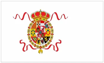 Кафник, изготовленный на заказ флаг Испанской империи 1760 года 150x90 см (3x5 футов) Баннер высокого качества, бесплатная доставка
