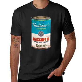 Новая футболка Vladislav s Basghetti Tee, футболки больших размеров, эстетическая одежда, милая одежда, футболки для мальчиков, мужская футболка с рисунком