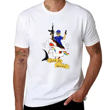 Новая футболка Fear No Shark, мужские футболки с животным принтом, мужская тренировочная рубашка для мальчиков