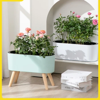 Самоуплотняющийся цветочный горшок на балконе, специальная цветочная коробка для роз