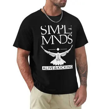 Футболка Simple Minds - Alive & Kicking, быстросохнущая футболка, футболки на заказ, создайте свою собственную дизайнерскую футболку для мужчин