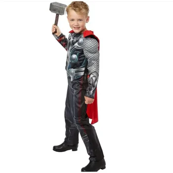 Детский костюм героя для косплея для мальчиков, карнавальный костюм на Хэллоуин, от 4 до 12 лет, удобный и дышащий
