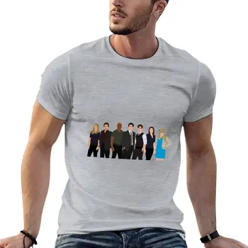 Футболка Criminal Minds Opening Cast, футболка оверсайз, футболки больших размеров, мужские футболки
