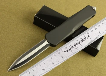 Micro OTF Tech Knife Combat Troo Series 440 Лезвие Твердостью 57HRC Из Цинково-алюминиевого Сплава, Ручка Из Наружного Кармана Для Самообороны