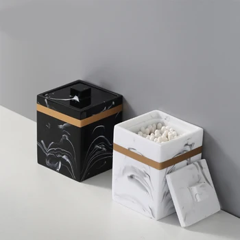 Nordic ins коробка для зубочисток с крышкой коробка для ватных тампонов прекрасный бытовой креативный комбинированный набор косметический ящик для хранения хлопка