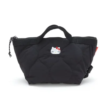 Sanrio hello kitty Сумка через плечо для мальчиков и девочек, милая сумочка, складная сумка-тоут с корицей, модная сумка для хранения Cinnamon Bento