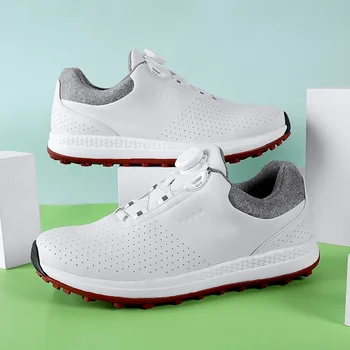 Кроссовки для гольфа, профессиональная спортивная обувь для гольфистов, мужские кроссовки для гольфа, обувь для гольфа с вращающейся пряжкой, удобная обувь для ходьбы