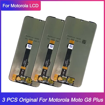 3 шт./лот Оригинальный ЖК-дисплей для Motorola Moto G8 Plus, сенсорный дигитайзер в сборе для Motorola Moto G8 Plus LCD