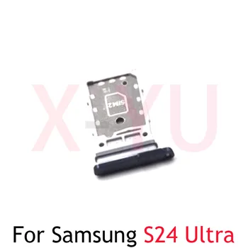 Для Samsung Galaxy S24 Ultra лоток для SIM-карт Слот держатель Гнездо адаптера Запасные части