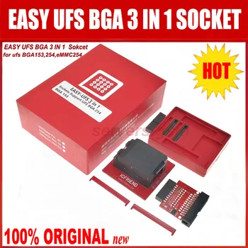 НОВЫЕ ОРИГИНАЛЬНЫЕ адаптеры ICFriend EASY UFS 3 в 1 поддерживают разъемы UFS BGA254 BGA153 и eMMC 254 для УДОБНОЙ работы с коробкой JTAG PLUS