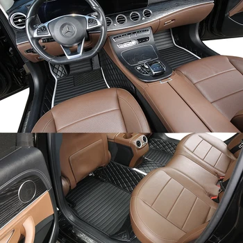 Изготовленный на заказ Коврик из кожи НАППА для Nissan Leaf ZE0 2013-2017 БЕЗ морщин, Автомобильные Аксессуары, Запасные части для интерьера, Полный комплект