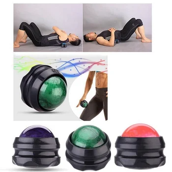 Прохладный массажный роликовый мяч, массажер для тела, ног, талии, бедер, спины, релаксант для снятия стресса, оборудование для расслабления мышц