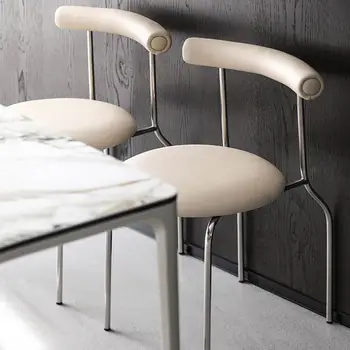 Салонные Обеденные стулья Современная минималистичная столовая Стулья для гостиной Балкон Ресторан Игровая мебель для дома Sillas Nordicas CY50DC