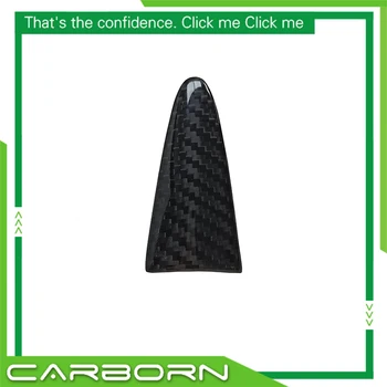 Для Infiniti Q50 Q50S 2014-Дополняющий стиль Глянцевый черный цвет, покрытие рулевого колеса/рычага переключения передач из настоящего сухого углеродного волокна