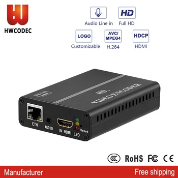 Кодировщик H8110AVP H.264 HDMI-кодировщик MPEG-4 RTMP RTSP UDP IPTV-кодировщик для прямой трансляции YouTube, Facebook