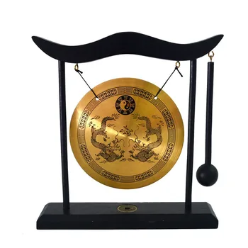 Настольный гонг Zen Art Brass Feng Shui Dragon Gong H1303