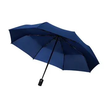 Горячая распродажа от 50%, трехстворчатый зонт высокой плотности, автоматический, водонепроницаемый, ветрозащитный, легкий зонт с 8 ребрами жесткости для путешествий