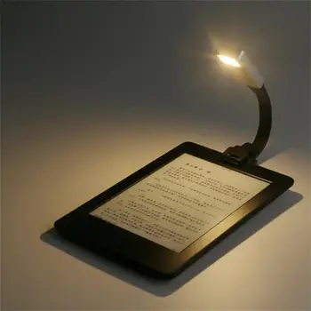 Светодиодный USB Перезаряжаемый Светильник Для Чтения Книг Со Съемным Гибким Зажимом Портативная Лампа Kindle Для Чтения Электронных Книг Ночник Для Спальни Новый