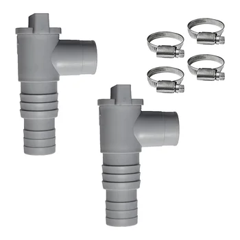 2 типа Соединителя шланга для бассейна, фильтра, насоса, соединения труб, аксессуаров для бассейна, соединителя труб для подключения потока