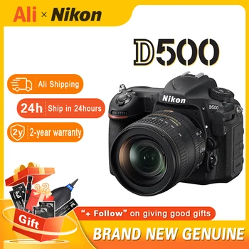 Профессиональная цифровая фотокамера Nikon D500 HD SLR с разрешением 4K, слотом для двух карт памяти, дополнительный объектив AF-S DX NIKKOR 16-80 мм f/2.8-4E ED VR