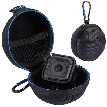 Портативный Круглый Чехол Для Хранения GoPro Hero 5 4 Mini Stocker Box Для Спортивной Камеры Аксессуары Кабель Зарядного Устройства С Крючком
