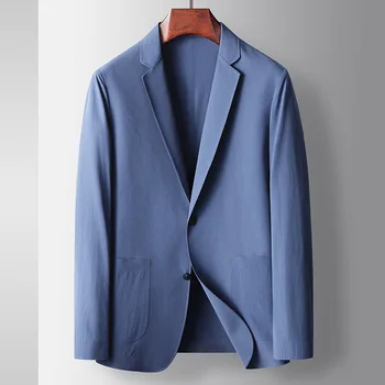 8726-Футболка-Мужской повседневный костюм на заказ, мужской летний модный простой костюм на заказ с короткими рукавами