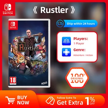 Предложения игр для Nintendo Switch - Rustler - Физическая карта игрового картриджа для Switch OLED Lite