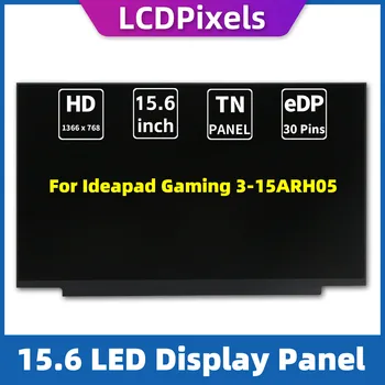 ЖК-Дисплей Пикселей 15,6 Дюймов Экран Ноутбука Для Ideapad Gaming 3-15ARH05 Матрица 1366*768 EDP 30-Контактный TN Экран